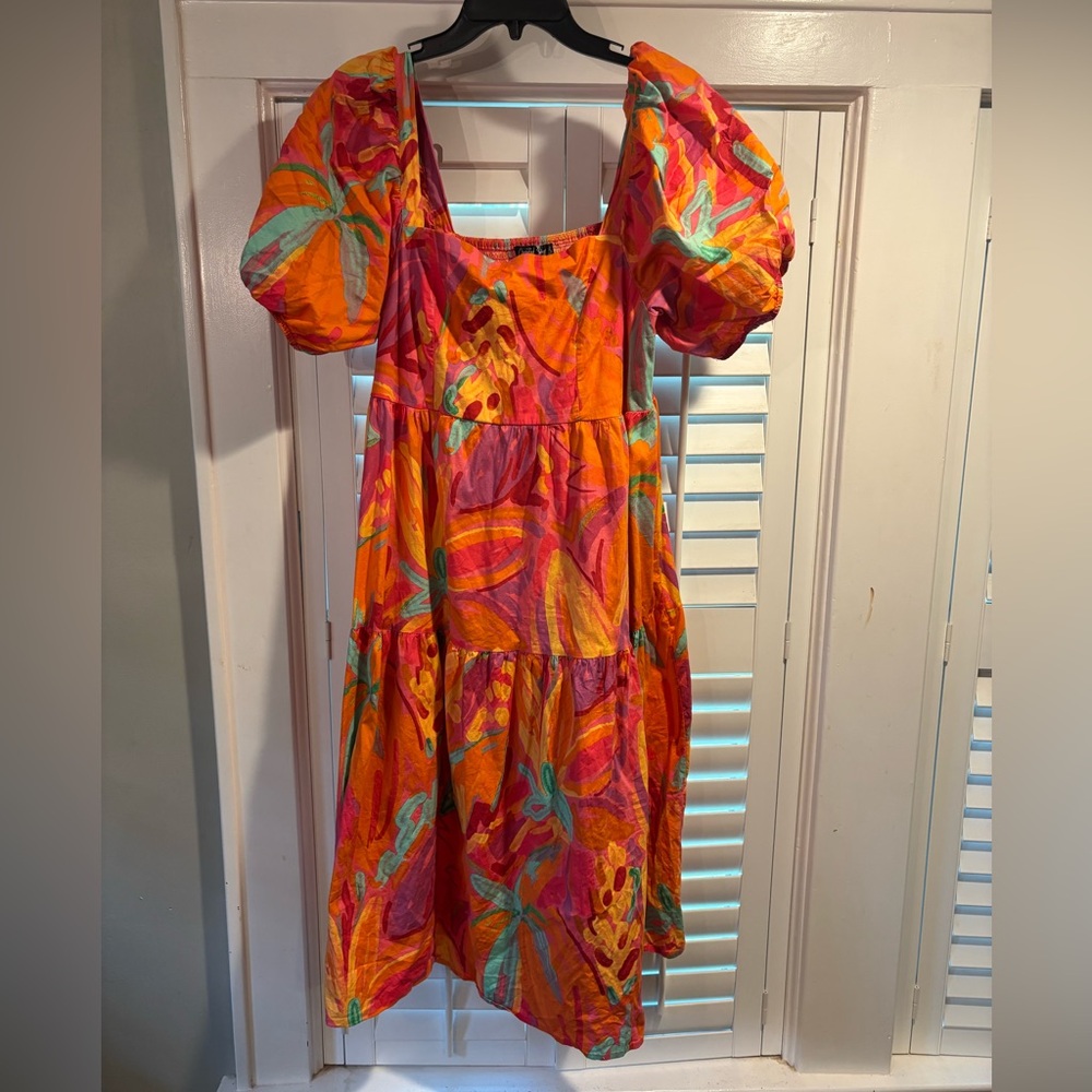 Crystal Sky Colorful Striped Dress